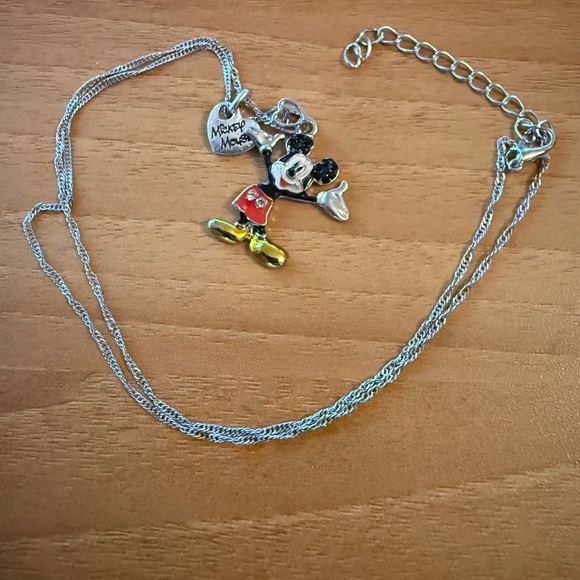 Vintage Disney Mickey Mouse Necklace silver - Picture 2 of 7